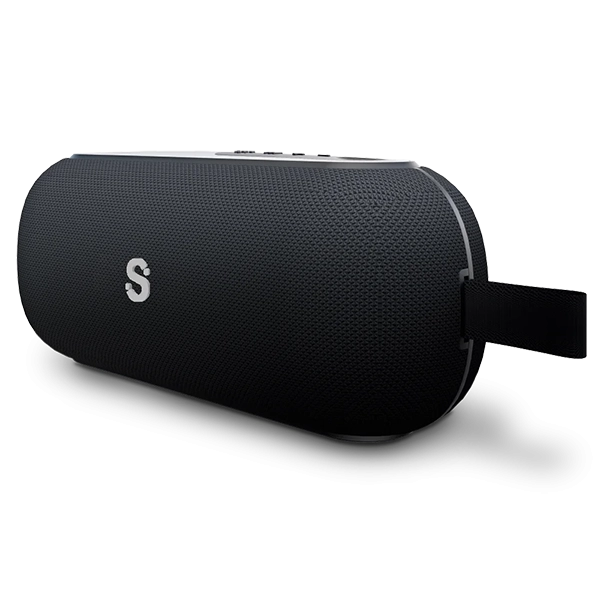 SPEAKER SMARTFY CS02B XFLOW IPX5 BLUETOOTH USB M.SD AUX 20WATTS PRETO