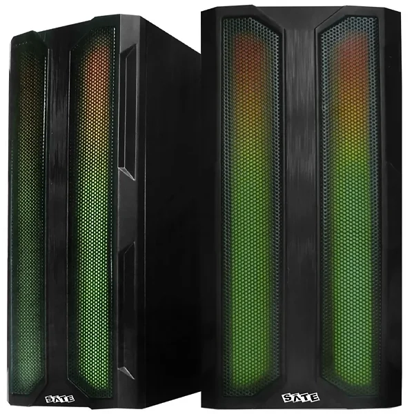 Speaker Satellite AS-92006B 6 watts RMS con Bluetooth/USB/Mini Jack 3.5 mm - Negro