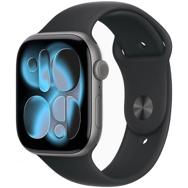 Apple Watch Series 11 46 mm/M/L MEV44AM A3333 GPS - Space Gray Aluminum/Black Sport