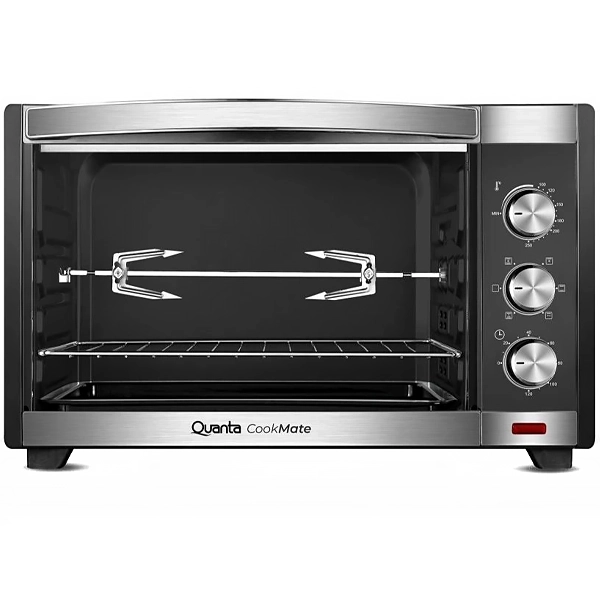 Forno Elétrico Quanta Cookmate QTHE45 de 45 litros 220 - 240 V ~ 50/60 Hz - Preto/Prata