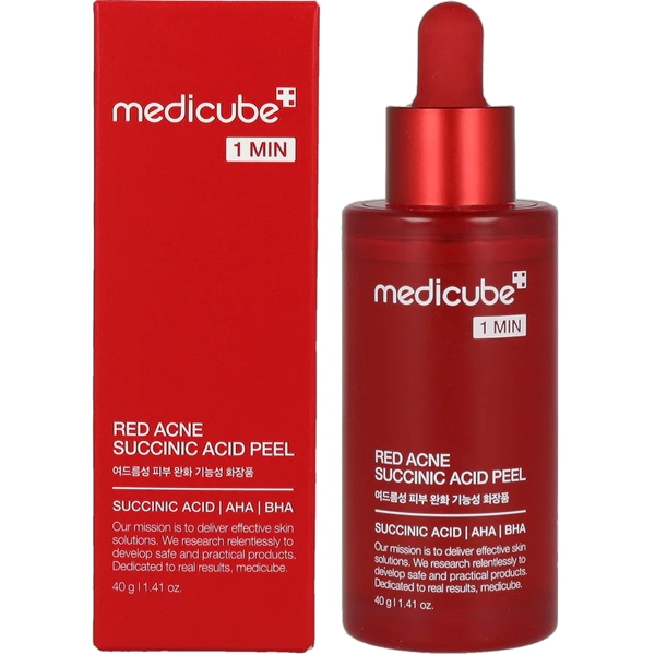 SERUM FACIAL MEDICUBE RED ACNE SUCCUNIC ACID PEEL 40G (419709)