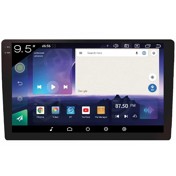 Multimídia Receiver Aiwa AW-2K-A de 9.5" com USB/Bluetooth