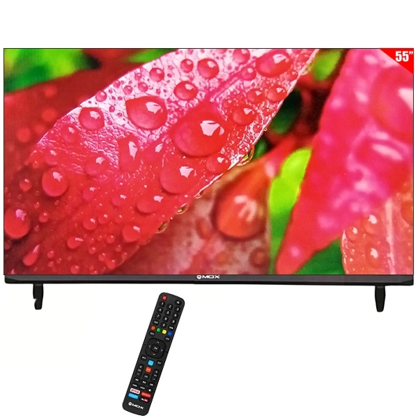 Smart TV LED 55" MOX MO-T55UHD 4K Ultra HD Android Wi-Fi/Bluetooth com Conversor Digital