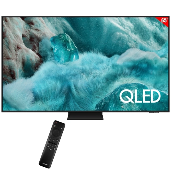 Smart TV QLED 65" Samsung Q7F5 QN65Q7F5AG 4K Ultra HD Tizen Wi-Fi/Bluetooth con Conversor Digital