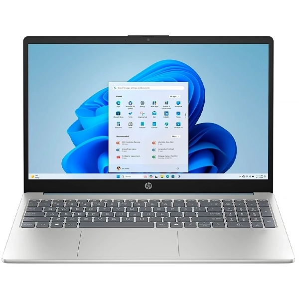 Notebook HP 15-fd0001dx 15.6" Intel N100 4GB RAM/128GB UFS - Prata