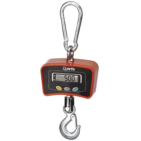 Balança Digital de Gancho Quanta QTBID100 até 1000 kg - Laranja/Preta