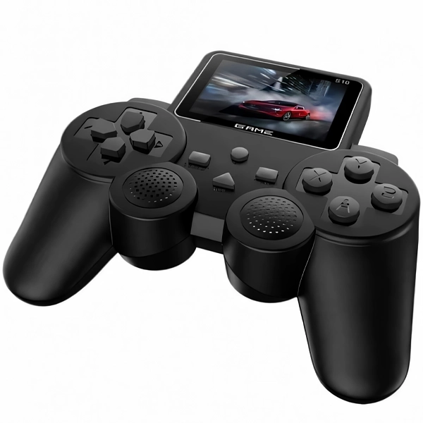 Console Portátil Game Box Gamepad S10 de 2.4" com 520 Jogos + Controle - Preto  (Inglês/Chinês)