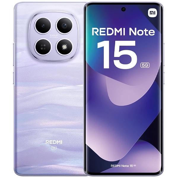 Celular Xiaomi Redmi Note 15 5G NFC Dual SIM 256GB/8GB RAM de 6.77" 108MP/20MP - Mist Purple (Global)