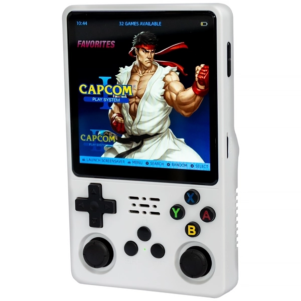 Consola Portátil R36 Plus 128GB de 4" con 21.000 Juegos - Blanco