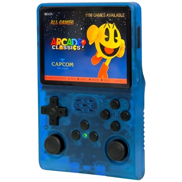 Consola Portátil R40S PRO 256GB de 3.5" con 30.000 Juegos - Azul