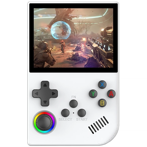Console Portátil Game Box M26 128GB de 3.5" com 40.000 Jogos - Branco