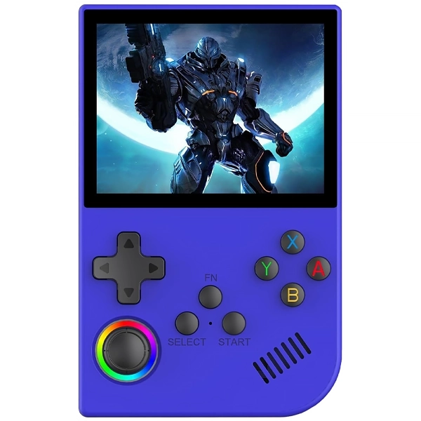 Console Portátil Game Box G26 128GB de 3.5" com 40.000 Jogos - Roxo Azulado