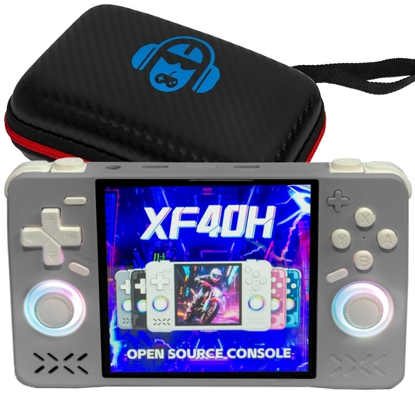Console Portátil XF40H 128GB de 4" com 22.000 Jogos - Cinza