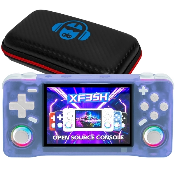 Console Portátil XF35H de 3.5" com 22.000 Jogos - Glacier Blue