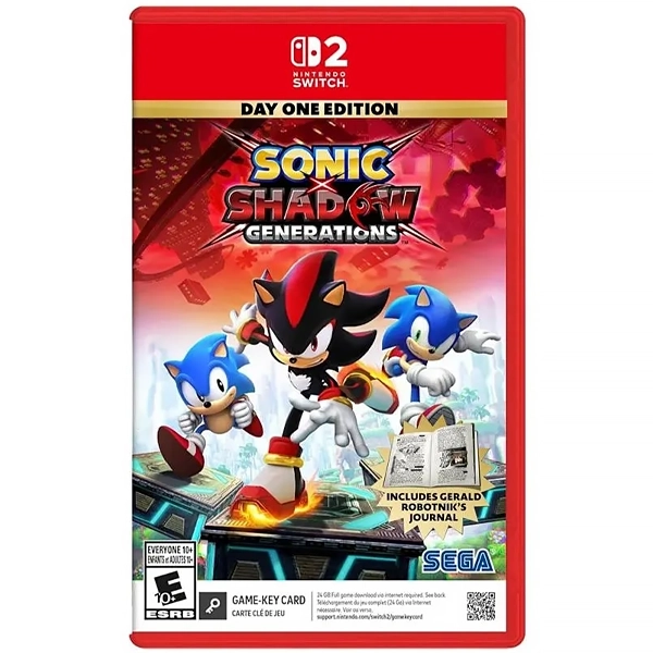 JOGO NINTENDO SWITCH 2 SONIC X SHADOW GENERATIONS