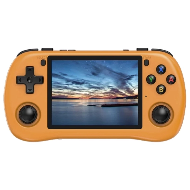 Consola Portátil Powkiddy X35H de 3.5" con 10.000 Juegos - Naranja (Inglés/Chino)