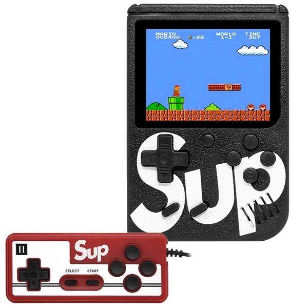 Consola Portátil Game Box Sup 400 in 1 de 3" Negro + Control (Inglés/Chino)