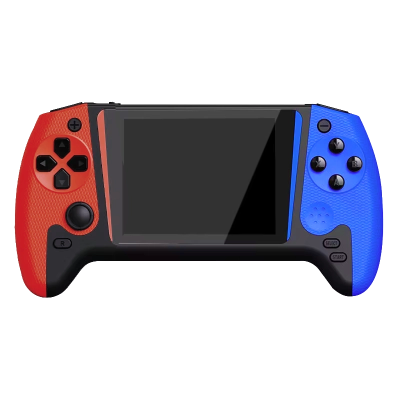 Consola Portátil Game Box Q21 de 3.5" con 500 Juegos - Negro/Rojo/Azul + Control (Inglés/Chino)