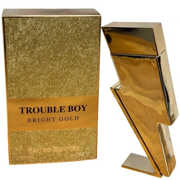 Perfume Masculino Lovali Trouble Boy Bright Gold EDP 100 ml