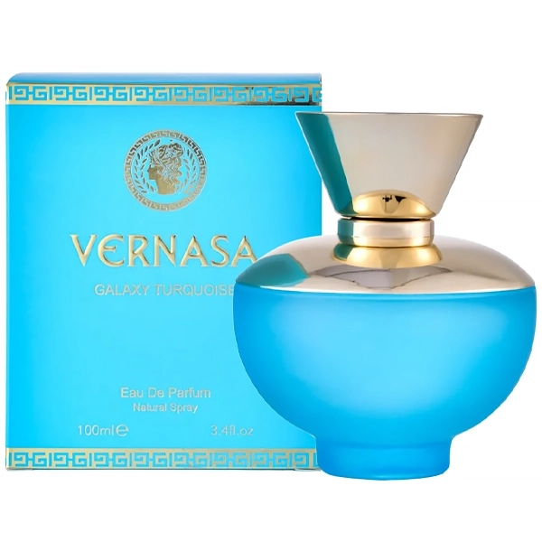 Perfume Feminino Lovali Vernasa Galaxy Turquoise EDP 100 ml