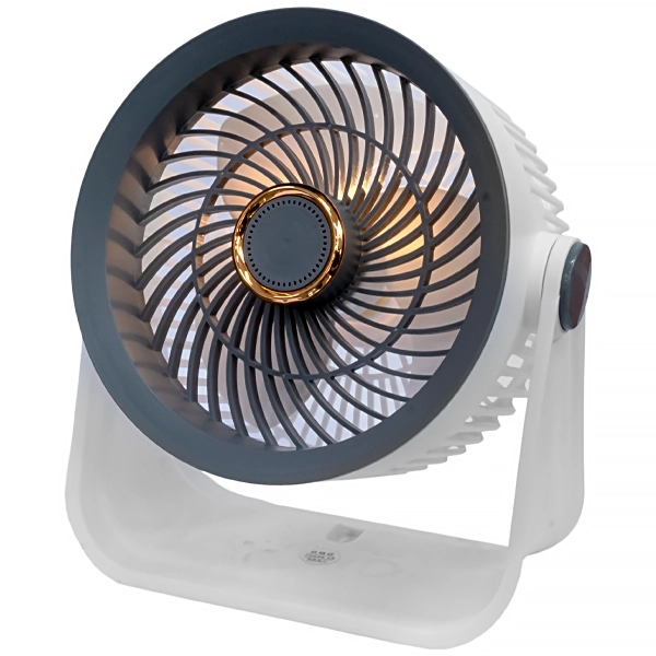 Mini Ventilador Prosper P-301 3 Pás Recarregável - Branco/Cinza