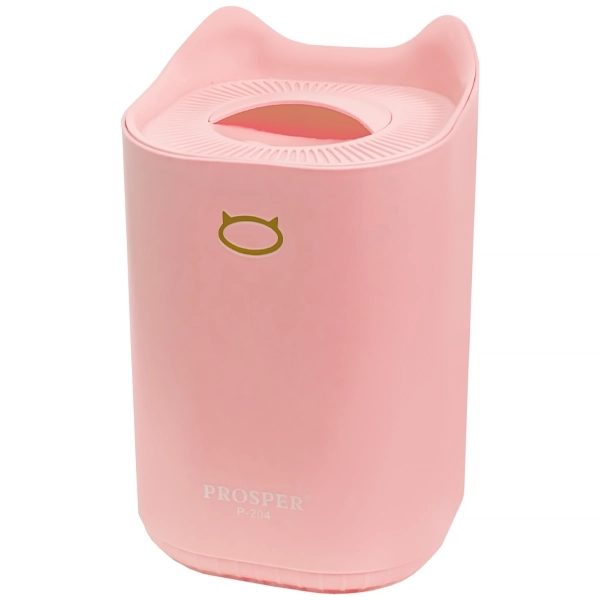 Mini Umidificador de Ar Prosper P-204  de 2.3 Litros Recarregável - Rosa