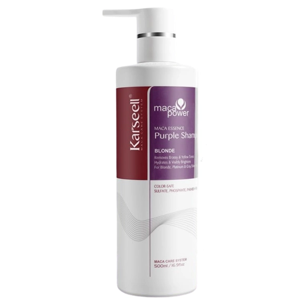 Shampoo Karseell Maca Power Essence Purple Blonde 500 ml