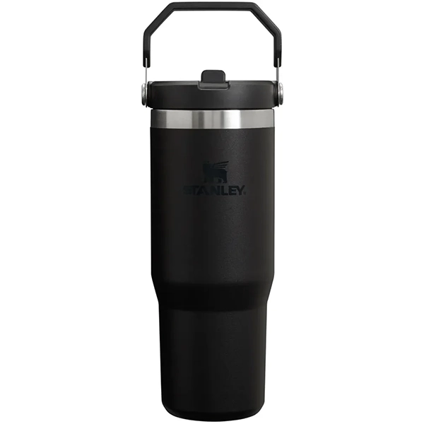 Termo Stanley The IceFlow Flip Straw Tumbler de 887 ml - Negro