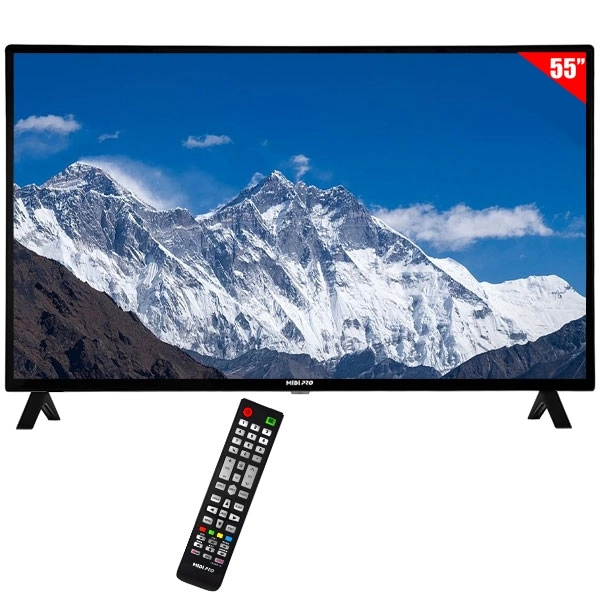 Smart TV LED 55" MIDI PRO MDP-5505 4K Ultra HD Wi-Fi com Conversor Digital