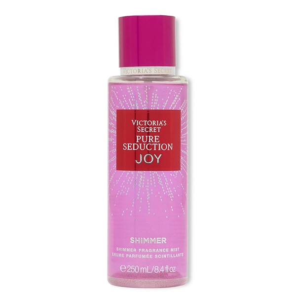 Colônia Spray Feminino Victoria's Secret Pure Seduction Joy Shimmer Brume Parfumée 250 ml