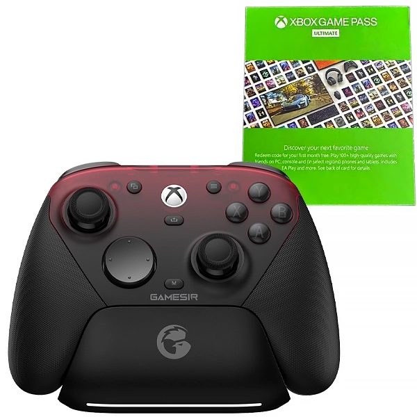 Controle Sem Fio Gamesir G7 Pro PC/Xbox/Smartphone + Game Pass Ultimate + Base de Carga