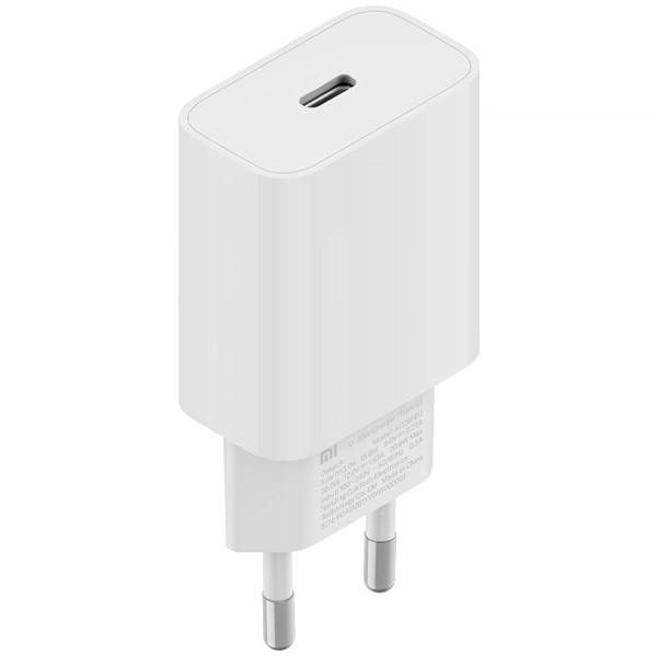 Adaptador de Enchufe Xiaomi MDY-20-EG USB-C de 20 watts - Blanco