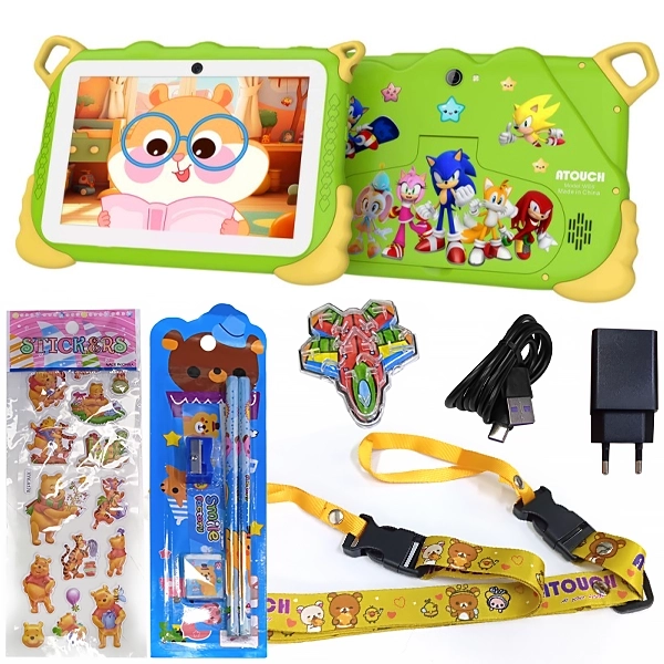 TABLET ATOUCH WE6 KIDS 7" 8GB+256GB WIFI VERDE (KIT VARIADO)