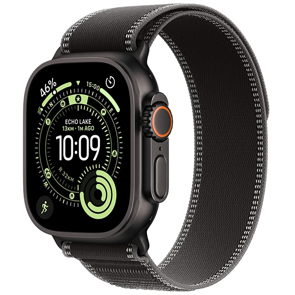 Apple Watch Ultra 3 49mm/M/L MF1H4AF A3281 GPS + Celular - Black Titanium/Black/Charcoal Trail Loop
