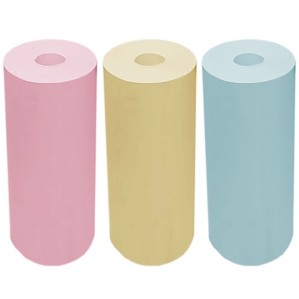 PAPEL P/IMPRESSORA TERMICA SATELLITE A5-3 57*12MM C/3UNIDADES COLORIDO