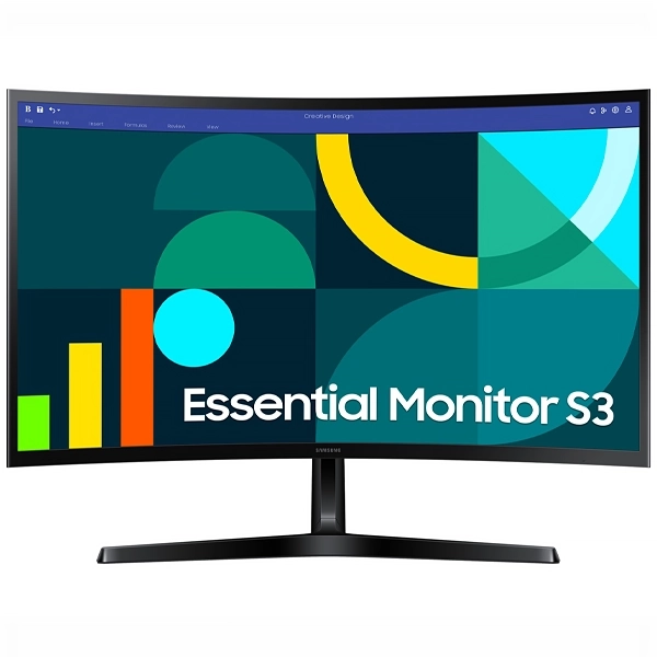 Monitor Gamer Curvo Samsung Essential S3 LS27D366GANXZA de 27" Full HD 16:9 100Hz 4 ms GTR con HDMI/D-Sub