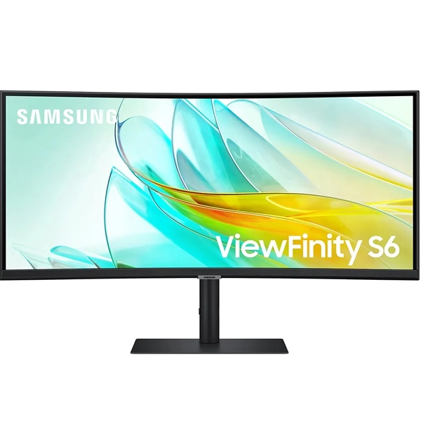 Monitor Samsung Curvo ViewFinity S6 S34C650UAN de 34" UWQHD 21:9 100Hz 5 ms com HDMI