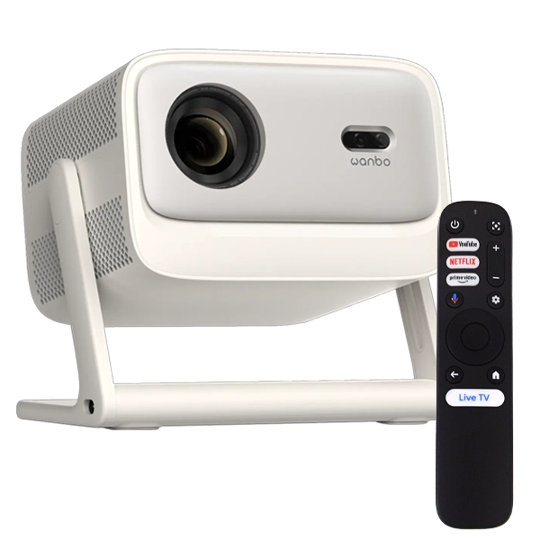 Proyector Wanbo Vali 1 Pro 900 ANSI Lumens con Wi-Fi/Bluetooth Bivolt - Warm White