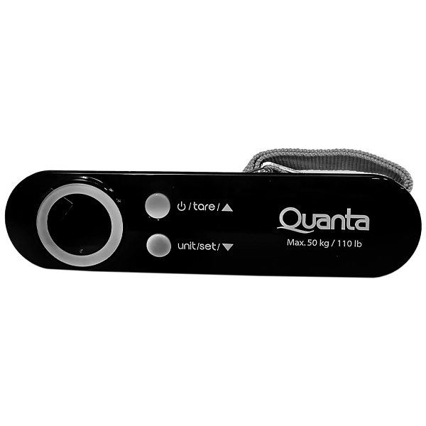 Balanza Digital para Equipaje Quanta QTBDP50 hasta 50 kg - Negra