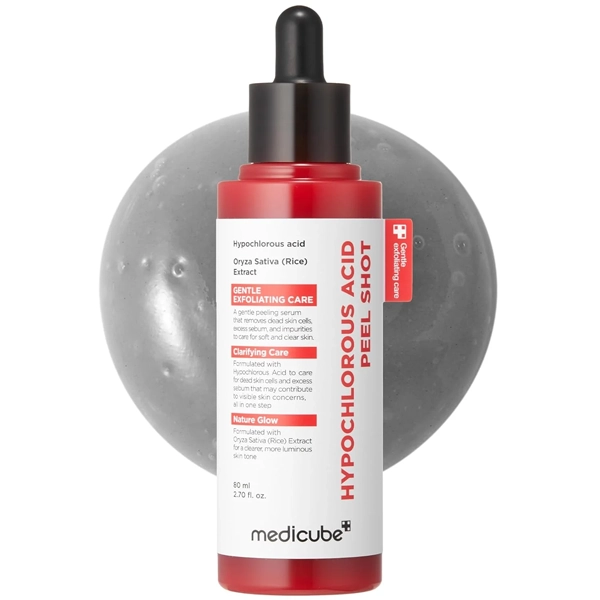 Sérum Facial Medicube Hypochlorous Acid Rice Peel Shot de 80 ml