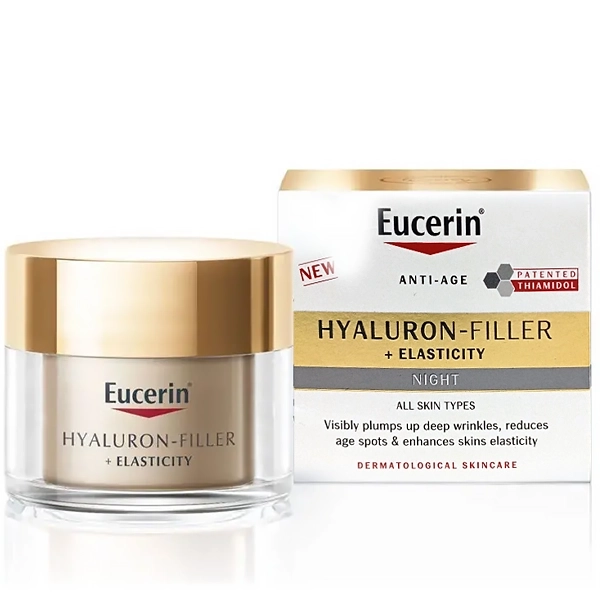 Crema Facial Hidratante Eucerin Hyaluron-Filler + Elasticity Night 50 ml