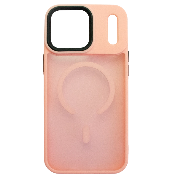 Capinha para iPhone 17 Pro Max Magsafe 3IN1 - Rosa/Transparente