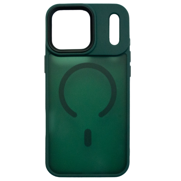 Capinha para iPhone 17 Pro Max Magsafe 3IN1 - Verde/Transparente