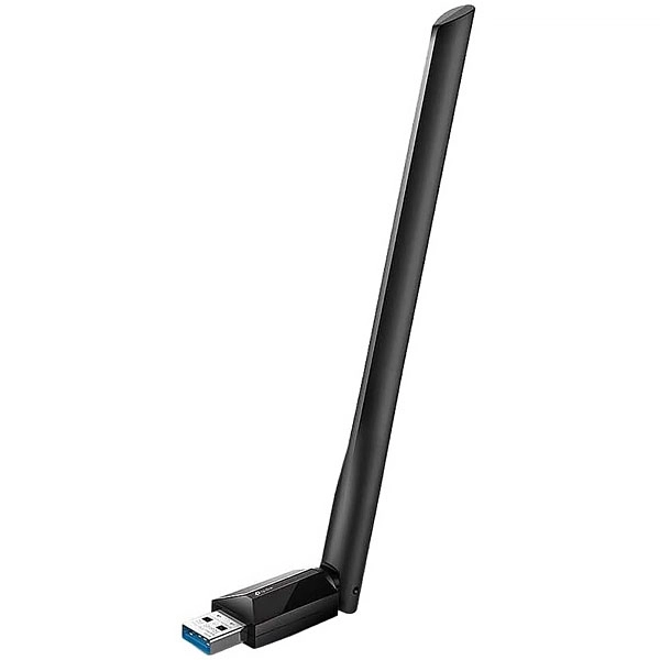Adaptador Wi-Fi USB TP-Link Archer T3U Plus AC1300 400 Mbps em 2.4GHz + 867 Mbps em 5GHz - Preto (Anatel)