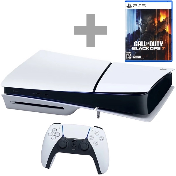 Consola Sony PlayStation 5 Slim 1TB CFI-2115 8K + Juego Call of Duty: Black Ops 7