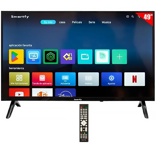 TV  SMARTFY 49" STV49 LED SMART FULL HD MAGIS ANDROID 14 2CONTR+CONVER