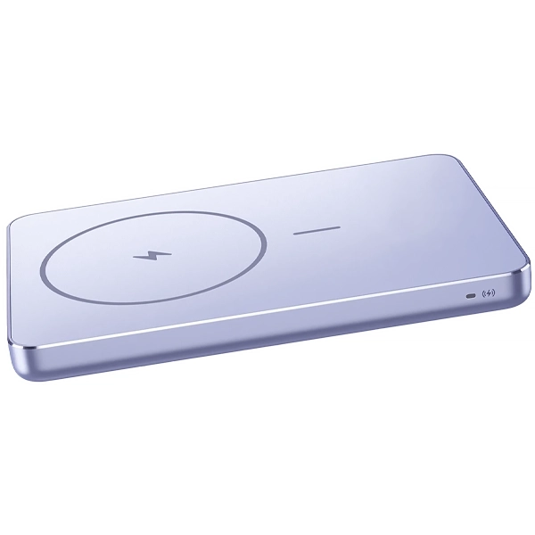 Cargador Portátil Wireless Xiaomi Super Slim Magnetic Power Bank 5000 WPB0507S 5.000 mAh Salida USB-C - Purple