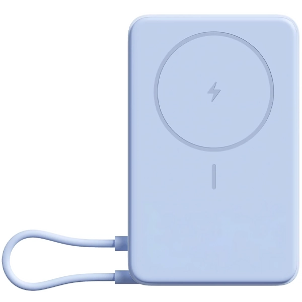 Carregador Portátil Wireless Xiaomi Magnetic Power Bank WPB1007Z 10.000 mAh 2 Saídas USB-C - Azul