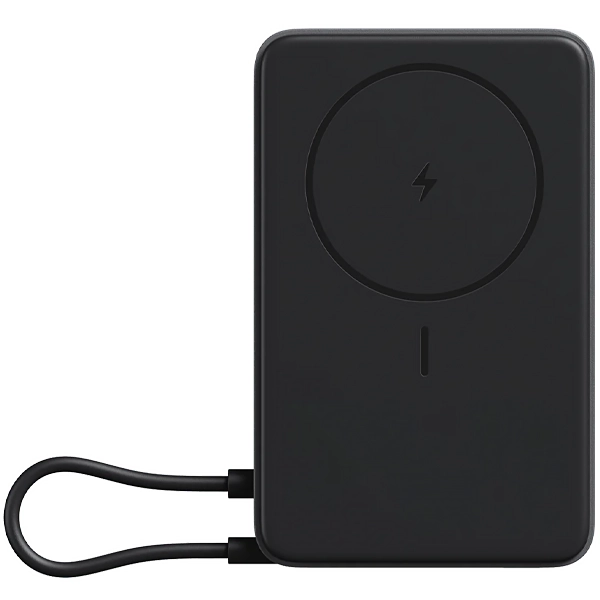 Carregador Portátil Wireless Xiaomi Magnetic Power Bank WPB1007Z 10.000 mAh 2 Saídas USB-C - Preto