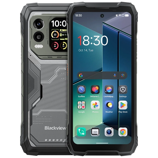 Celular Blackview XPLORE 1 Pro NFC Dual SIM de 512GB/16GB RAM de 6.78" 64MP/50MP - Preto